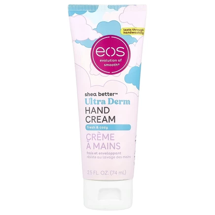 EOS, Shea Better ™, крем для рук Ultra Derm, свежий и уютный, 74 мл (2,5 жидк. Унции)