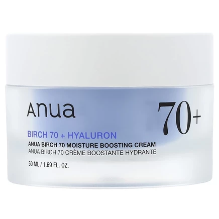 Anua, Увлажняющий крем Birch 70, 50 мл (1,69 жидк. Унции)