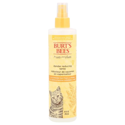 Burt's Bees, Спрей для уменьшения перхоти с коллоидной овсяной мукой и медом, для кошек, 296 мл (10 жидк. Унций)