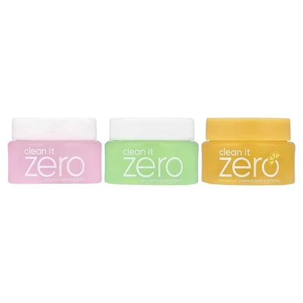 Banila Co, Best of Balms Trio, очищающие бальзамы Clean it Zero, 3 шт. В упаковке, по 25 мл (0,84 жидк. Унции)