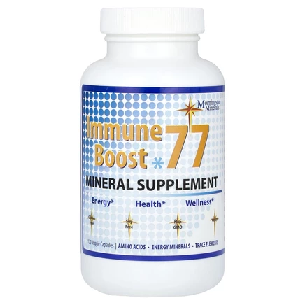 Morningstar Minerals, Immune Boost 77, минеральная добавка, 120 вегетарианских капсул