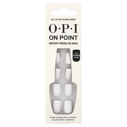 OPI, On Point, мгновенный прессуемый макияж, короткая шерсть, лед на альпийском склоне, набор из 27 предметов