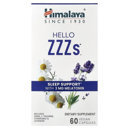 Himalaya, Hello ZZZs`` 60 веганских капсул