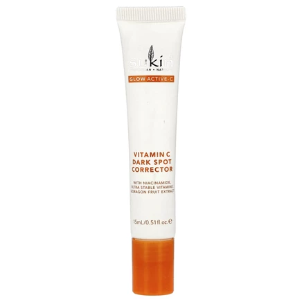 Sukin, Glow Active-C, средство для коррекции темных пятен с витамином C, 15 мл (0,51 жидк. Унции)