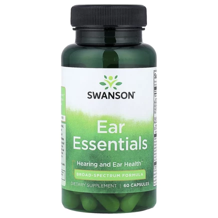 Swanson, Ear Essentials, 60 капсул