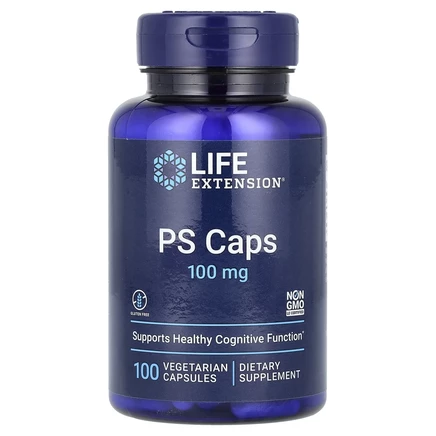 Life Extension, PS в капсулах, 100 мг, 100 вегетарианских капсул