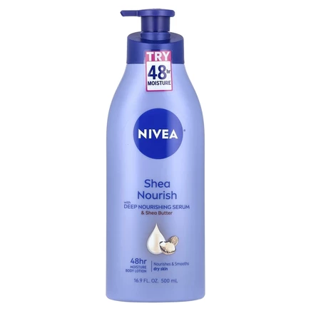 Nivea, Питательный лосьон для тела с маслом ши, 500 мл (16,9 жидк. Унции)