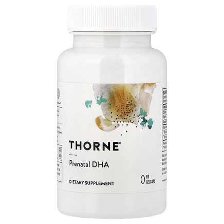 Thorne, Пренатальная ДГК, 60 капсул