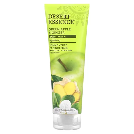 Desert Essence, Гель для душа, зеленое яблоко и имбирь, 237 мл (8 жидк. Унций)