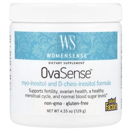 Natural Factors, Womensense, PCOSense, 129 г (4,55 унции)