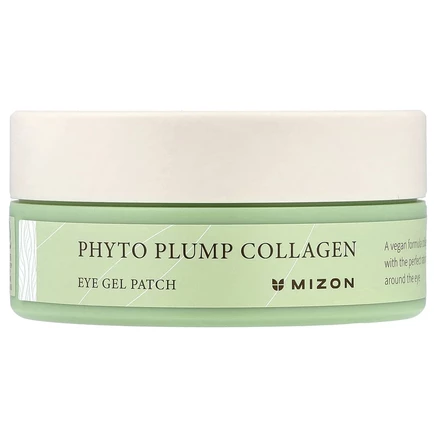 Mizon, Phyto Plump Collagen, гелевые патчи для глаз, 60 патчей по 1,4 г