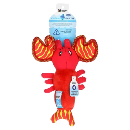 Spunky Pup, Clean Earth Plush, плюшевая игрушка, маленькие омары, 1 шт.