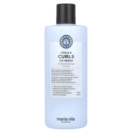 Maria Nila, Coils & Curls Co-Wash, кондиционер, 350 мл (11,8 жидк. унц.)