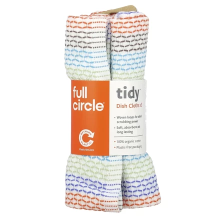 Full Circle, Салфетки для посуды, разноцветные, 3 шт.