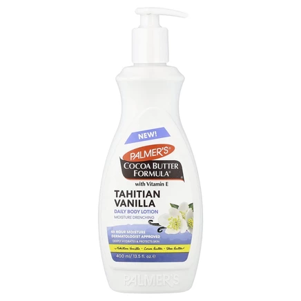 Palmer's, Cocoa Butter Formula® с витамином E, лосьон для тела для ежедневного применения, таитянская ваниль, 400 мл (13,5 жидк. унции)
