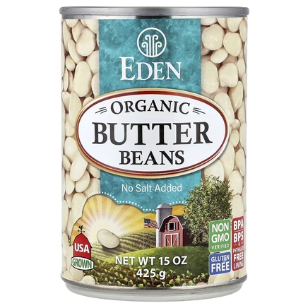 Органическая масляная фасоль Eden Foods, 425 г