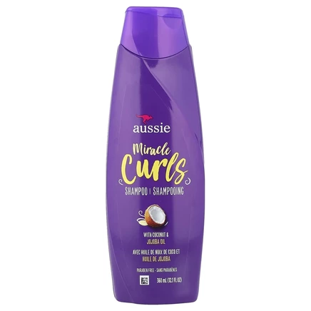 Aussie, Miracle Curls, шампунь с кокосовым маслом и маслом австралийского жожоба, 360 мл (12,1 жидк. унций)