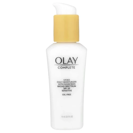 Olay, Complete, UV365, дневное увлажняющее средство, SPF 30, для чувствительной кожи, 75 мл (2,5 жидк. унции)