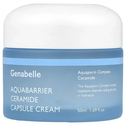 Genabelle, Aquaberrier, крем с керамидами в капсулах, 50 мл (1,69 жидк. Унции)