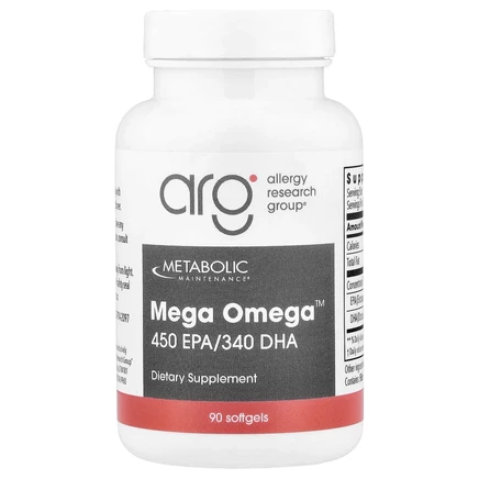 Metabolic Maintenance, Mega Omega, повышенная сила действия, 90 мягких таблеток