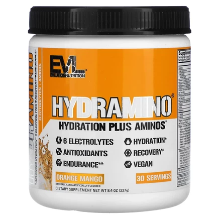 EVLution Nutrition, HydrAmino, апельсин и манго, 237 г (8,4 унции)