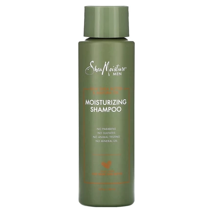 SheaMoisture, Для мужчин, увлажняющий шампунь, необработанное масло ши и масло мафуры, 444 мл (15,8 унции)