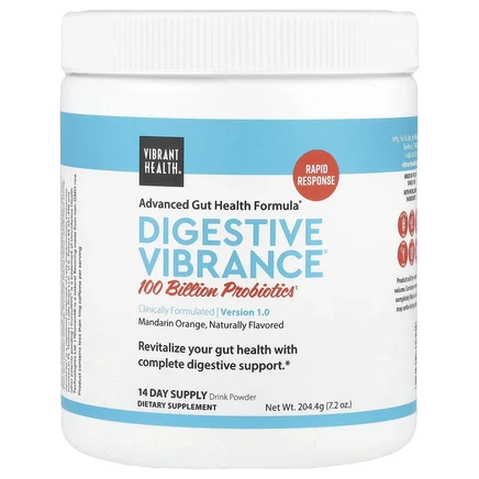 Vibrant Health, Digestive Vibrance, Version 1.0, Mandarin Orange, 7.2 oz (204.4 g)