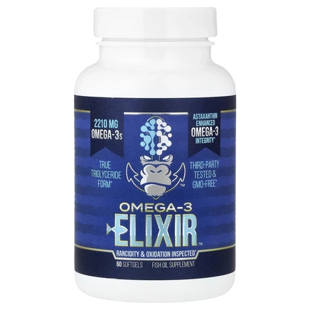 Gorilla Mind, Omega-3 Elivir™, 60 мягких таблеток