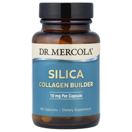 Dr. Mercola, Silica Collagen Builder, 60 капсул