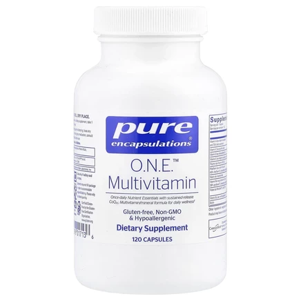 Pure Encapsulations, ONE ™, мультивитамины, 120 капсул