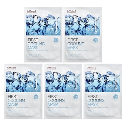 Cell Fusion C, First Cooling Beauty Mask, 5 шт. По 27 г (0,95 унции)