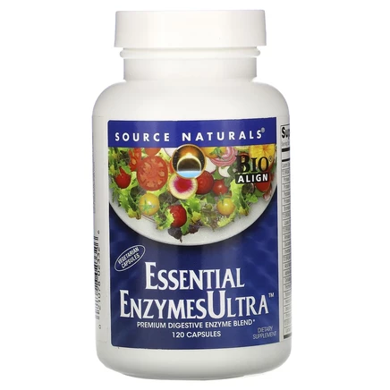 Source Naturals, Essential EnzymesUltra, 120 капсул