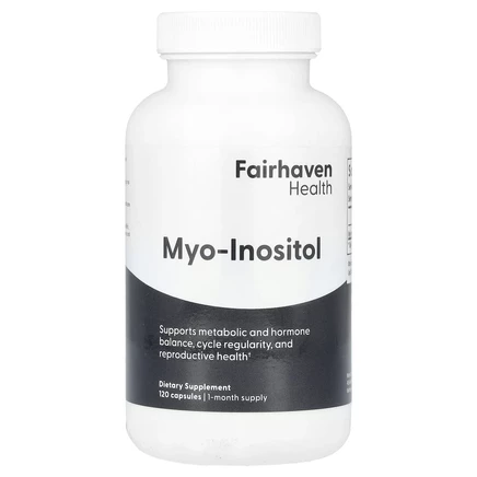 Fairhaven Health, мио-Инозитол, для женщин и мужчин, 120 капсул