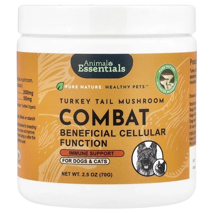 Animal Essentials, трутовик разноцветный, грибной гриб, для собак и кошек, 70 г (2,5 унции)