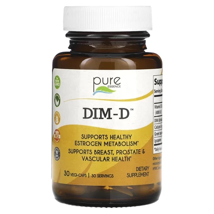 Pure Essence, DIM-D, 30 вегетарианских капсул