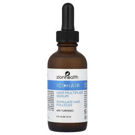 Zion Health, ICI Hair, сыворотка-мультипликатор для волос, 59,15 мл (2 жидк. Унции)