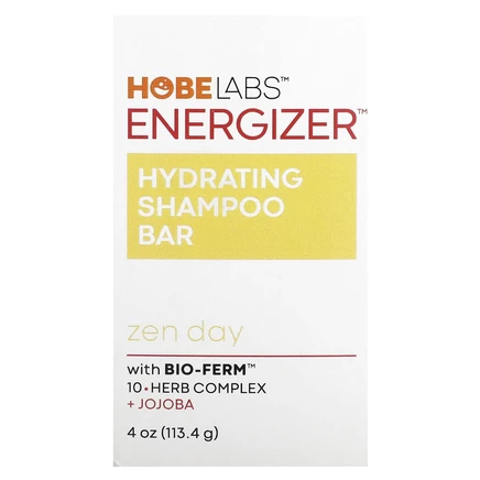 Hobe Labs, Energizer, увлажняющий батончик с шампунем, Zen Day, 113,4 г (4 унции)