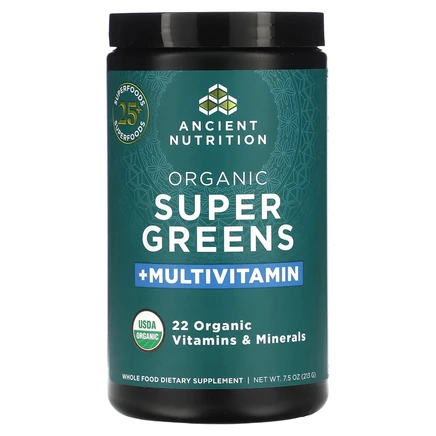 Ancient Nutrition, Органический протеин из костного бульона, Nitro Beet, 17,3 унц. (490 г)