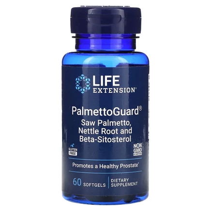 Life Extension, PalmettoGuard, сереноя и корень крапивы с бета-ситостеролом, 60 капсул