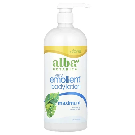 Alba Botanica, Very Emollient, интенсивный смягчающий лосьон для тела, максимальная формула, 946 мл (32 жидк. унции)