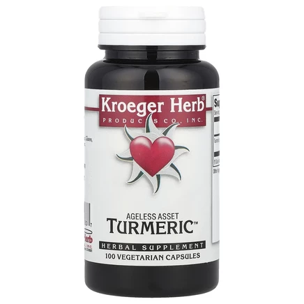 Kroeger Herb Co, Turmeric, 100 растительных капсул