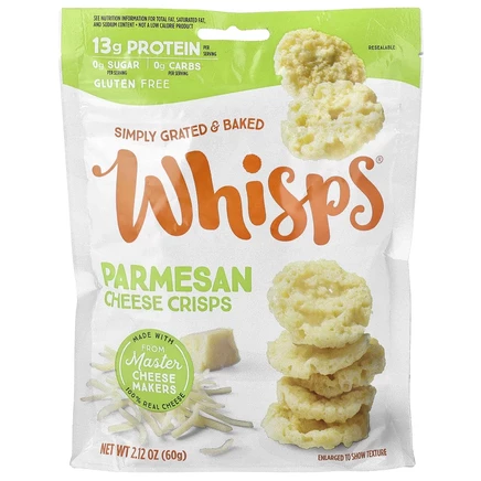 Whisps, сырные чипсы, пармезан, 60 г (2,12 унции)