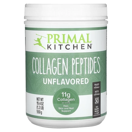 Primal Kitchen, пептиды коллагена, с нейтральным вкусом, 550 г (19,4 унции)