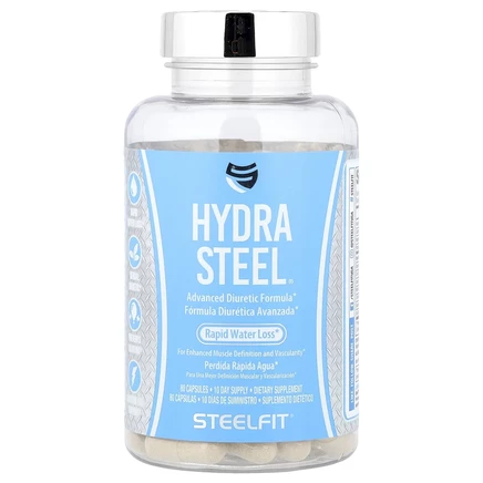 SteelFit, Hydra Steel®, добавка для быстрой потери воды, 80 капсул