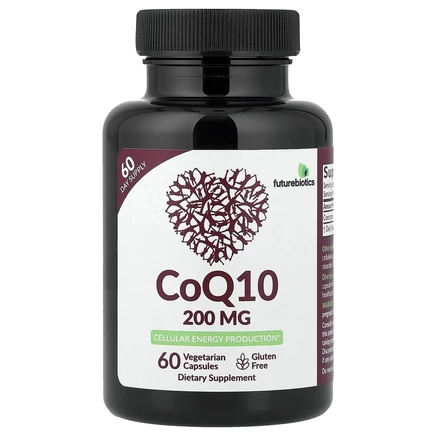 Futurebiotics, коэнзимQ10, 200 мг, 60 вегетарианских капсул