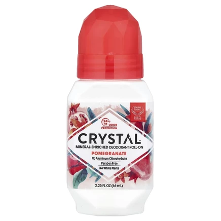 CRYSTAL, Натуральный шариковый дезодорант с гранатом, 2,25 жидкой унции (66 мл)