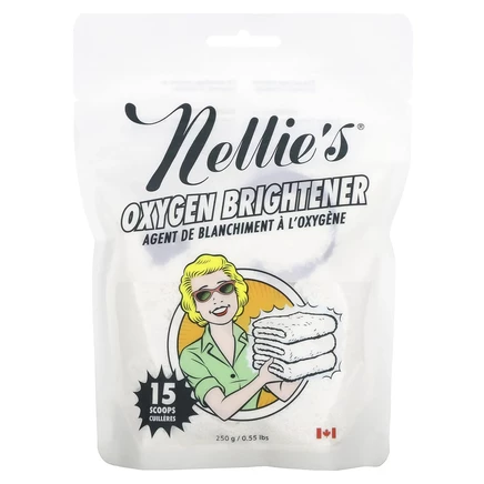 Nellie's, кислородное средство для стирки комплексного действия, 15 мерных ложек, 250 г (0,55 фунта)