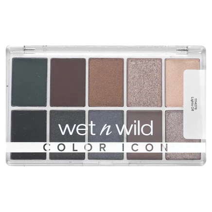 wet n wild, Color Icon, палитра теней из 10 оттенков, Light Off, 12 г (0,42 унции)