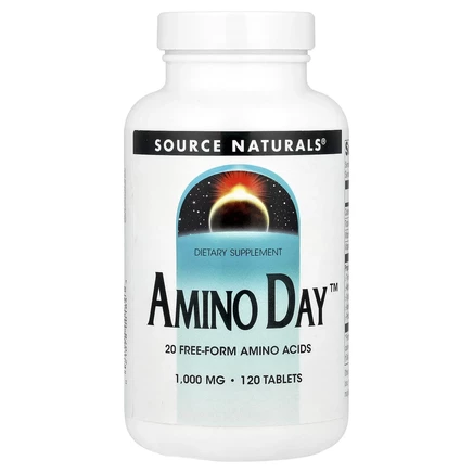 Source Naturals, Amino Day, 1 000 мг, 120 таблеток