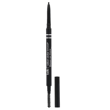 Billion Dollar Beauty, Brows on Point: брови на миллиард долларов микрокарандаш для бровей, ворон, 0,045 г (0,002 унции)